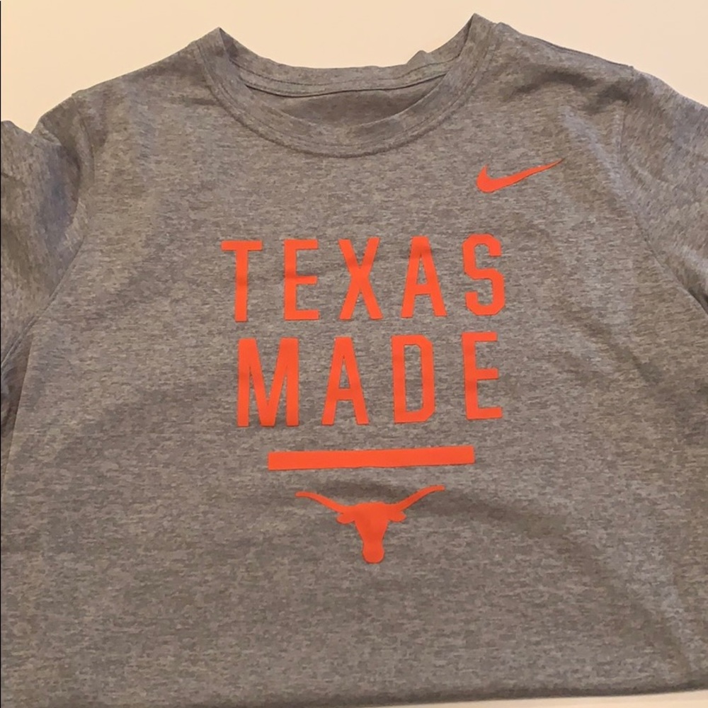 Nike - Texas Made - grey  t-shirt for boys - large